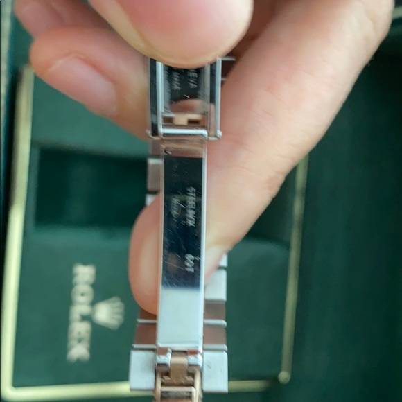 Rolex Datejust 31 Diamond Rose Gold Watch Pearl - Picture 9 of 10